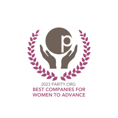 Image award 2023 Double Honor on Parity.Org’s ParityLIST Best Companies for Women to Advance and Best Companies for People of Color to Advance