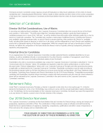 Selection of Candidates