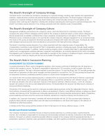 The Board's Oversight of Company Strategy