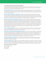 Corporate Governance Committee Report