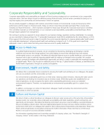 Corporate Responsibility and Sustainability