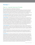 Annex 1 - Corporate Governance Principles
