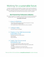 Working for a Sustainable Future