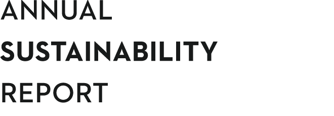 ANNUAL SUSTAINABILITY REPORT