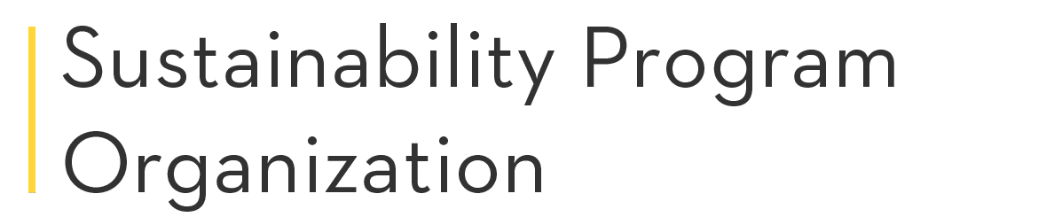 Sustainability Program Organization
