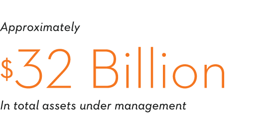 Approximately  32 Billion In total assets under management  