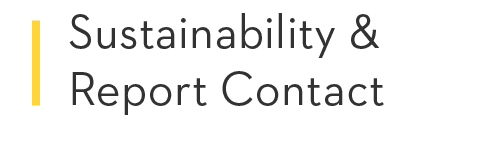 Sustainability & Report Contact