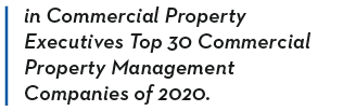 in Commercial Property Executives Top 30 Commercial Property Management Companies of 2020 