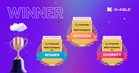 N-able Continues to Showcase Workplace Success by Earning Three Comparably Awards (Graphic: Business Wire)