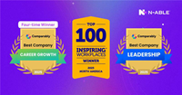 N‑able Recognized by Comparably and Inspiring Workplaces