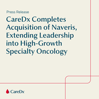 Multimedia JPG file for CareDx Completes Acquisition of Naveris, Extending Leadership into High-Growth Specialty Oncology