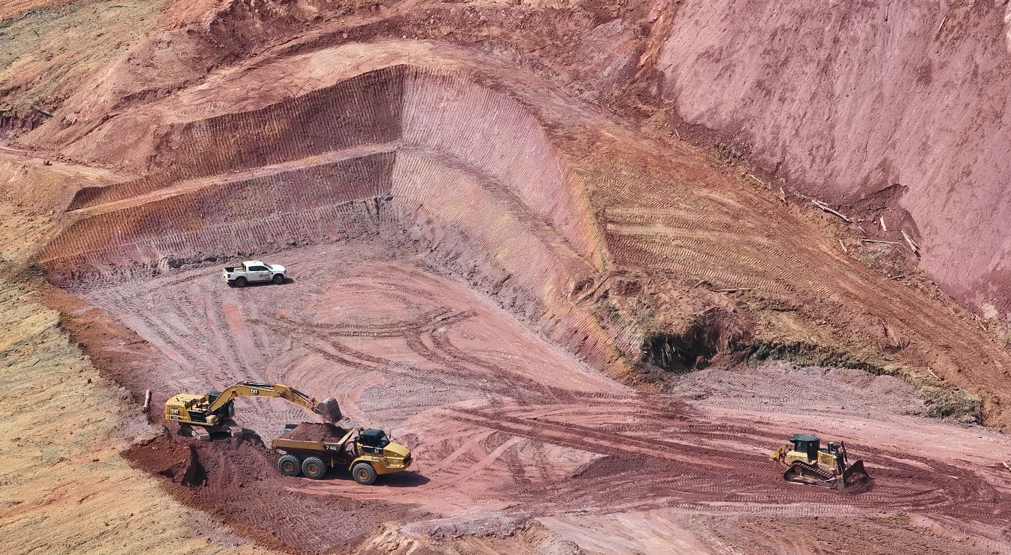 Mass excavation for the primary crusher is complete, and the area is ready for concrete works to commence.