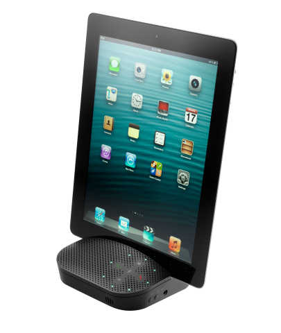 Logitech Mobile Speakerphone P710e (Photo: Business Wire)