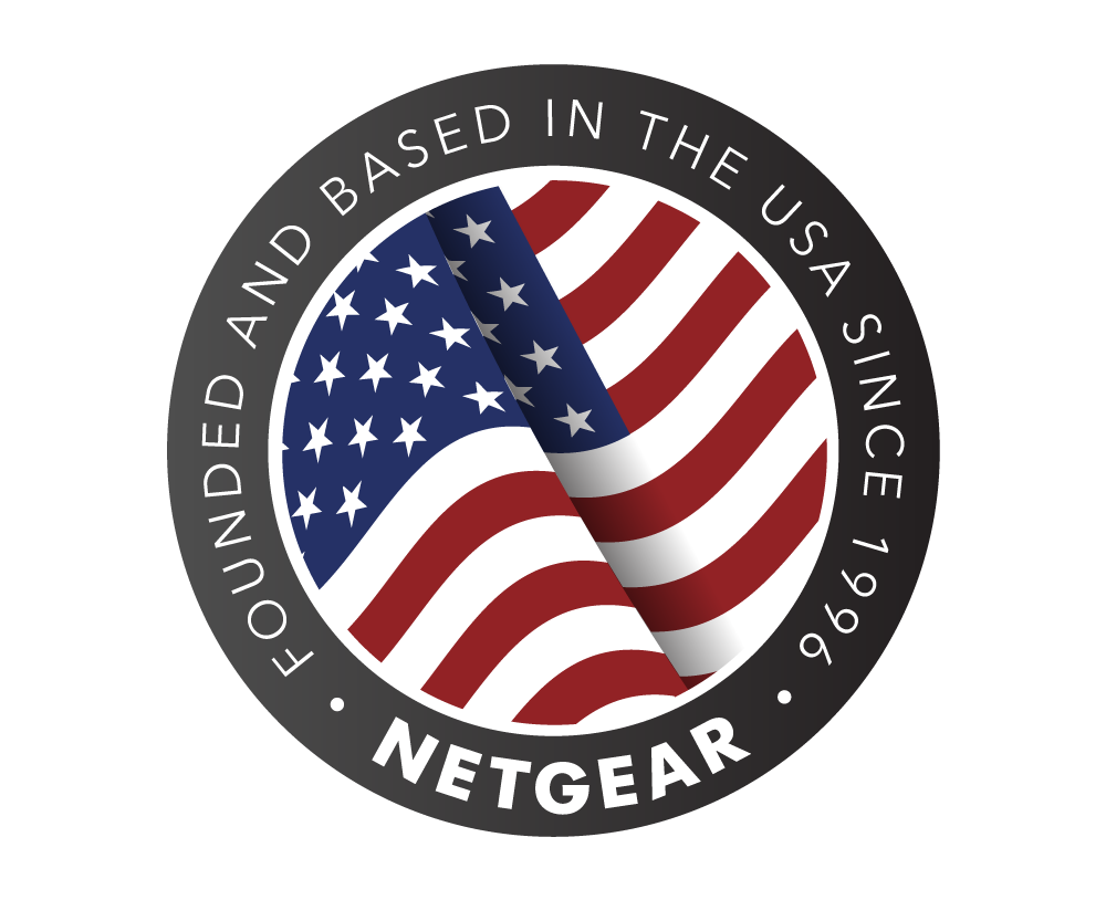US Badge, NETGEAR, Founded and Based in the USA since 1996