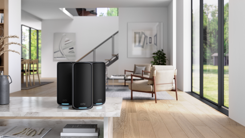 NETGEAR Orbi 970 Series WiFi 7 mesh system unleashes elite connectivity. (Photo: Business Wire)
